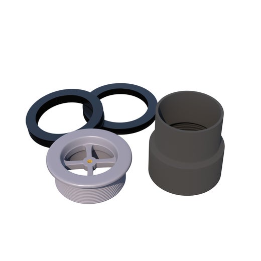 Kamiinan ylempi l&auml;pivienti. Harmaa l&auml;pivienti, Muhvi & Tiivisteet 3/8mm, putkiteippi